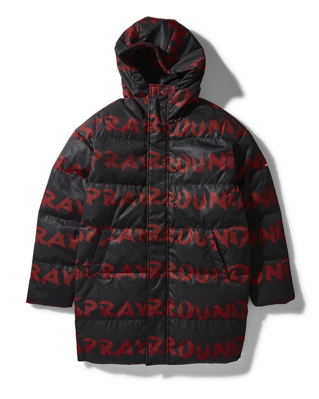 SG GRAFFITI PUFFER JACKET BLACK
