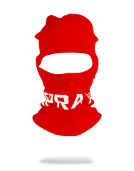 RED  LOGO SKI MASK