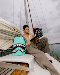 SHARK CENTRAL BUBBLE SHARK (TURQ) BACKPACK