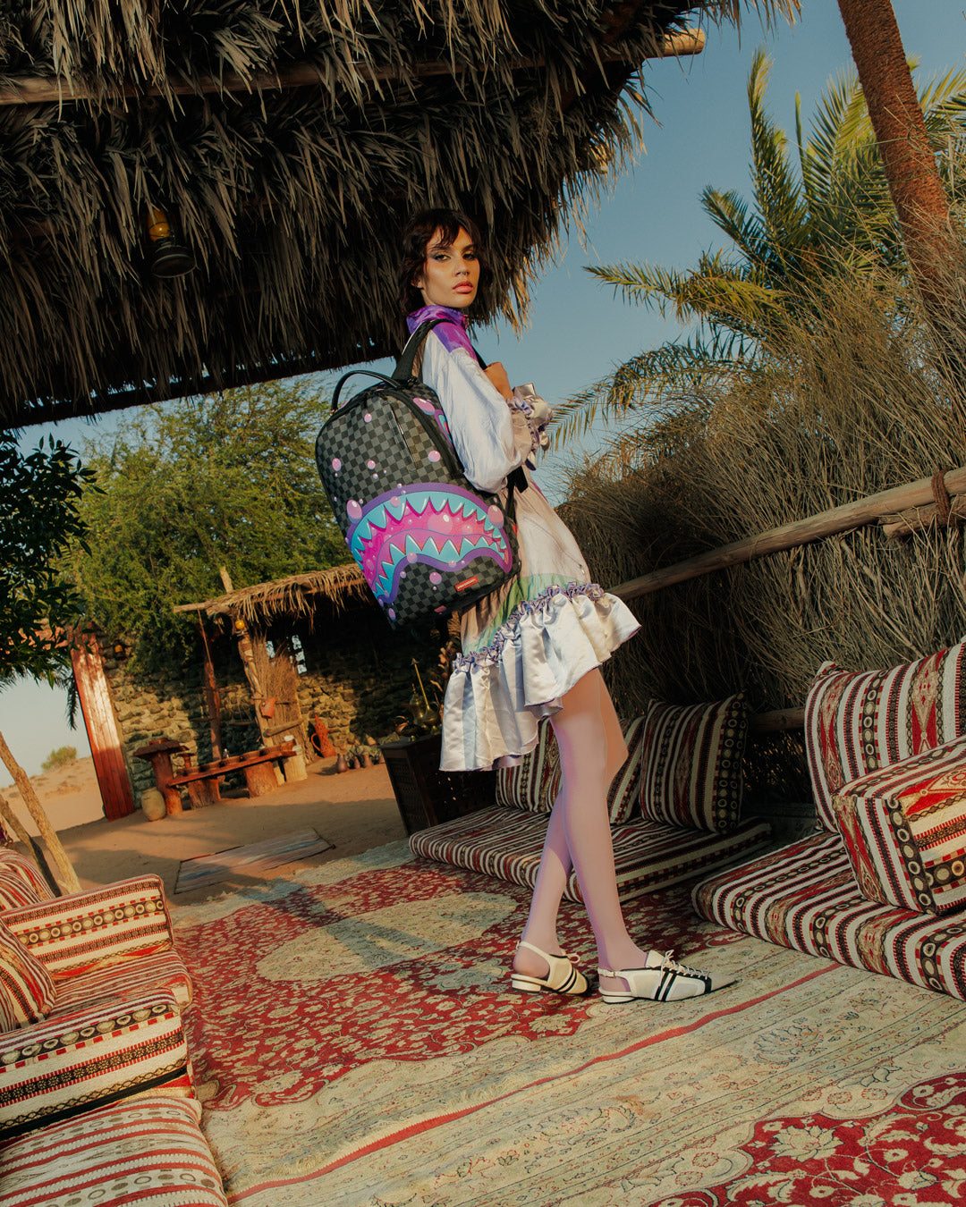 PURPLE SLIME SHARK BACKPACK