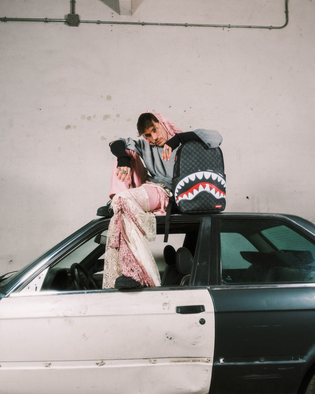 SHARKS IN PARIS HYPER PUFF BACKPACK