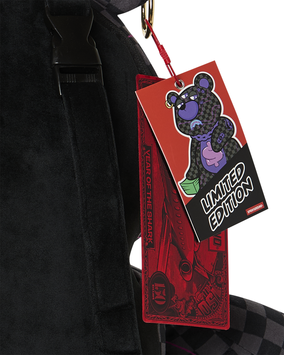 PURPLE SLIME SHARK MONEYBEAR BACKPACK