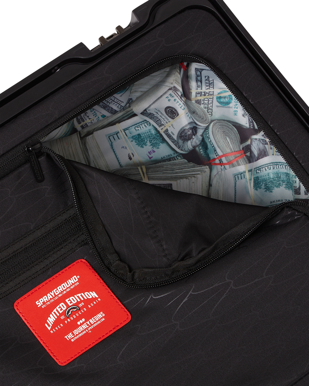 SHARKFINITY STEALTH PILOT SHARKNAUTICS HARDSHELL CARRY-ON LUGGAGE