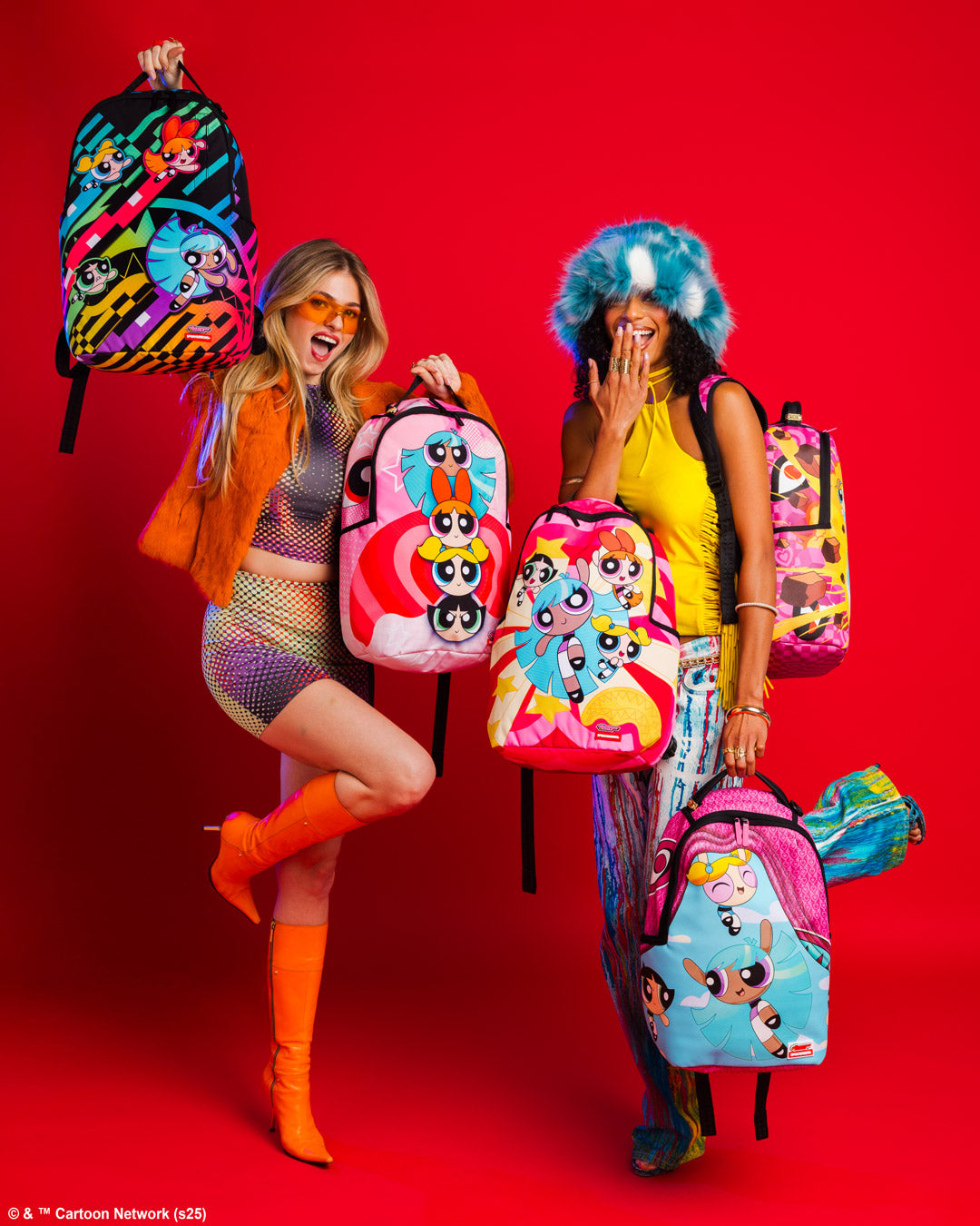 POWERPUFF BUSTIN THRU DLXSV BACKPACK